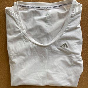 ADIDAS Women Workout Shirt White SMALL